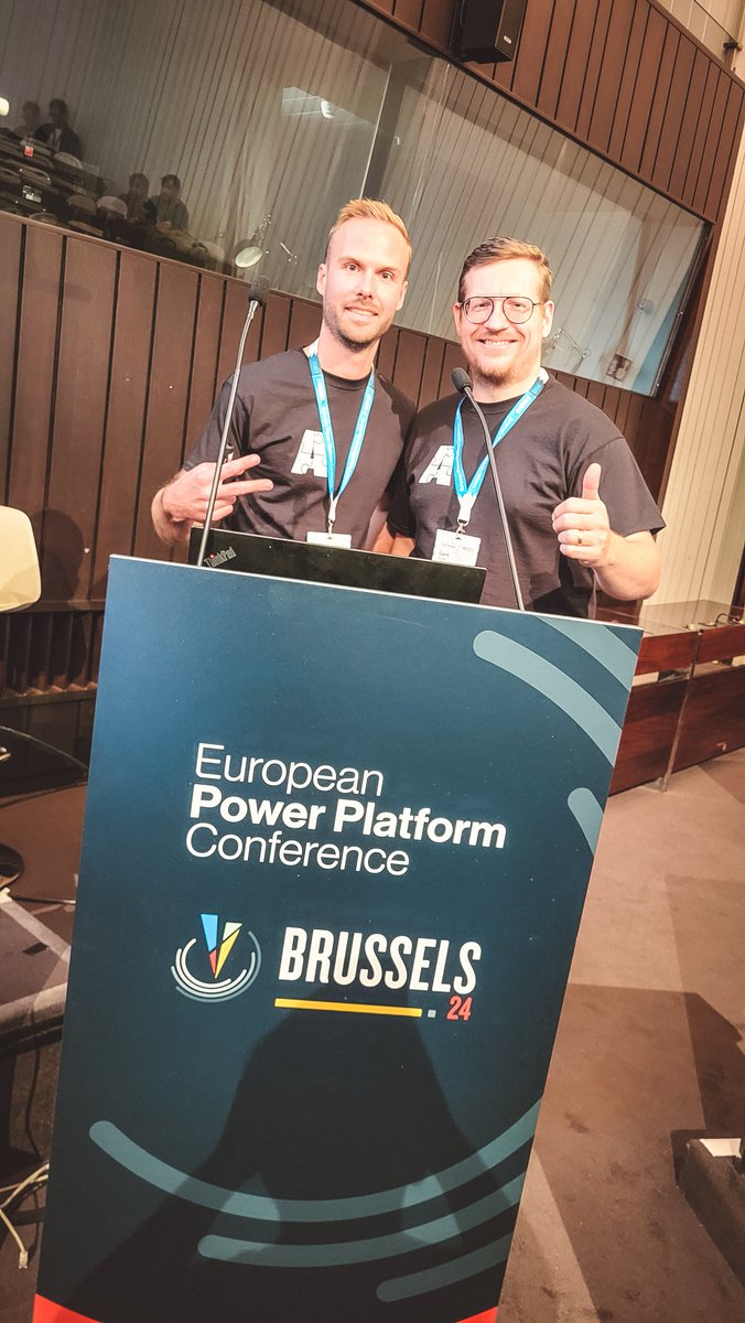 Appfie | ๐ Start Your No-Code Yourney Today (@appfieinfo) on Twitter photo Full house at #eppc24 for <a href="/gert_vonck/">gert vonck</a> and Jonas <a href="/daretobeunstop/">Jonas Wauters</a> !
<a href="/EuropeanPPC/">European Power Platform Conference</a> #lowcode #nocode #revolution Full house at #eppc24 for <a href="/gert_vonck/">gert vonck</a> and Jonas <a href="/daretobeunstop/">Jonas Wauters</a> !
<a href="/EuropeanPPC/">European Power Platform Conference</a> #lowcode #nocode #revolution