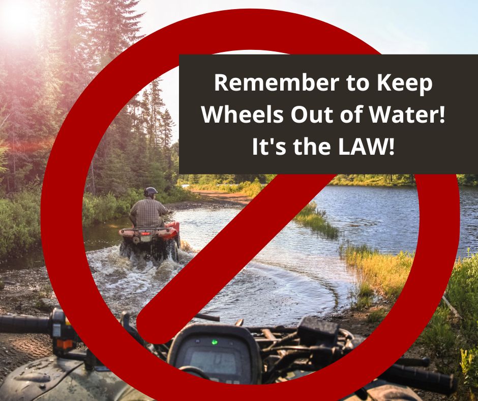 abLSWC's tweet photo. Watershed Wednesday! Let's help protect our 'shed and follow the law! Please keep your wheels out of water and avoid disturbing this precious resource, habitat, and more!!
#abwater #environment #aquatichabitat #lsw #ohv #wheelsoutofwater #waterquality #protect #watershedwednesday https://t.co/ql3jPnK3ZK