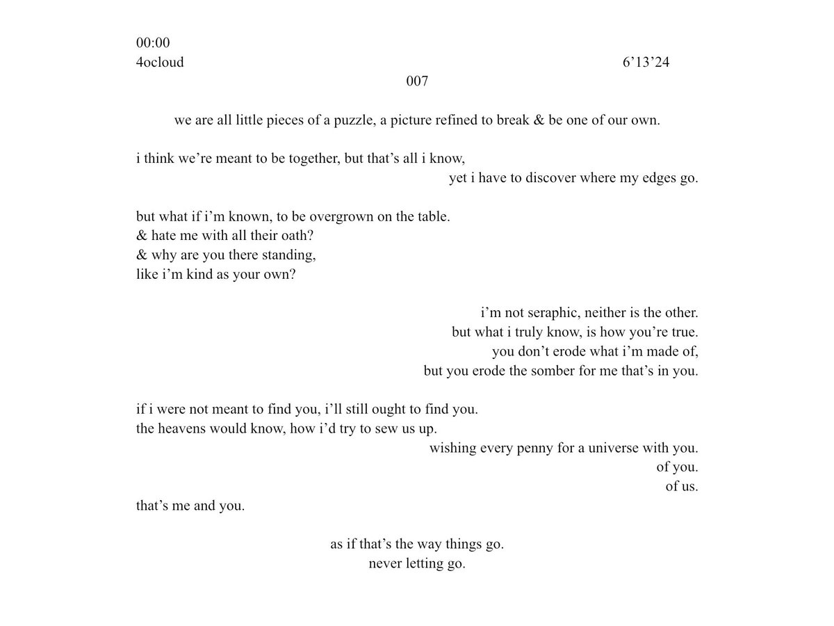 23:00
never letting go 
happy festa 007.