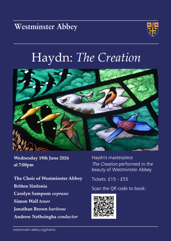 Only a week to go until our performance of Haydn's Creation. If you haven't got your tickets yet, snap them up here: sjss.org.uk/events/haydn-c… #creation
