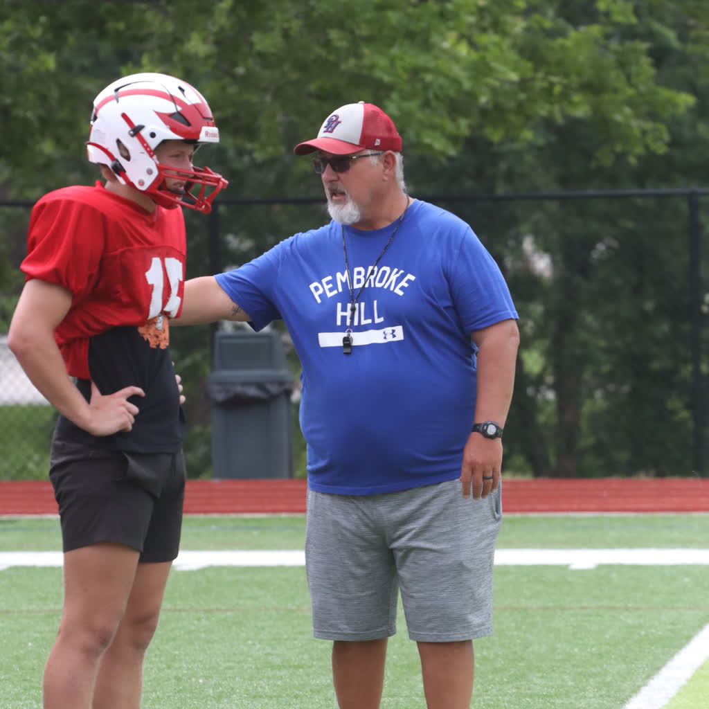 PHSRaiders's tweet photo. Head Football Coach Sam Knopik and assistant coach Greg Smith will be inducted into the Greater Kansas City Football Coaches Association Hall of Fame this Friday, June 14, at halftime of the KS v. MO All Star Game. Game time is 7 PM at DeSoto HS. https://t.co/oDQhcBuDCx