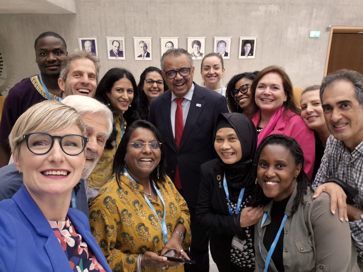 LujainAlqodmani's tweet photo. Thank you @DrTedros for your commitment &amp; leadership for setting @WHO CSO Commission for success. With global ongoing challenges, we need better more meaningful interaction and engagement of #CSOs who are ready to support WHO in its mission. Health for All and All for Health! https://t.co/f7uOAd1btA
