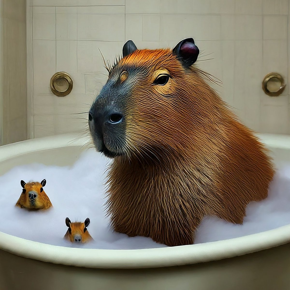 capybase's tweet photo. Relaxing after a successful day in the crypto world 🛁🐾 $CAPY #CryptoRelax #ChillTime https://t.co/SbQfNCVzA4