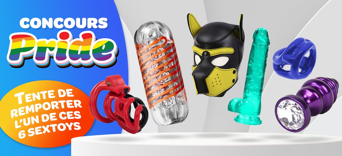 🏳️‍🌈 CONCOURS PRIDE

De quoi as-tu envie ? Tente de remporter l'un de nos six articles mis en jeux. Pour participer :
1⃣ Commente avec la couleur de l'article que tu aimerais gagner
2⃣ RT ce tweet

🎁TAS des 6 gagnants le : 25/06/2024
⬇️Détails des articles en commentaire