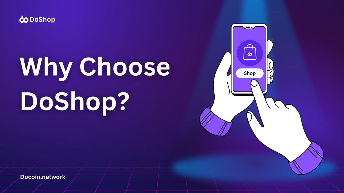 🚀 Why Choose DoShop? 🚀
Innovative, secure, and rewarding—DoShop is revolutionizing the way you shop online. Discover the benefits of using cryptocurrencies for your purchases

#docoin #doshop #blockchain #ecommerce