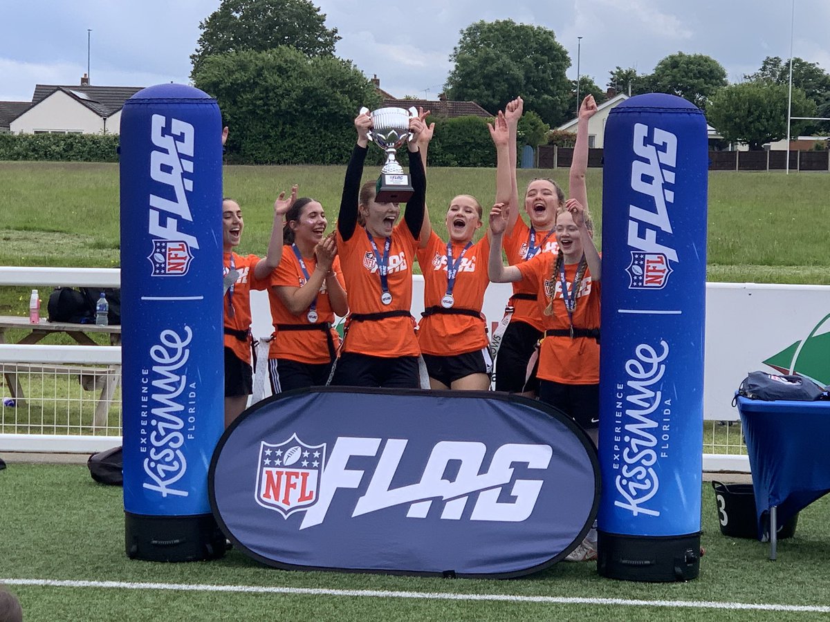 A huge congratulations to our Year 9 girls <a href="/NFLFLAG/">NFL FLAG</a> team, who have been crowned East Midlands Regional schools Champions! 🎉 A brilliant performance by all of them! They have now qualified for nationals in a couple of weeks time. 🏈