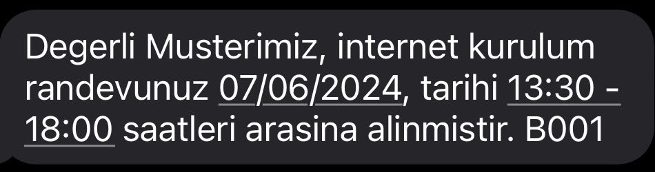 DKanli55's tweet photo. @TTDestek @umitonaltr @UABakanligi @Starlink @TCSanayi Evet 12.06.2024 tarihindeki modem kurulum randevusuna da gelinmediği ve 13’ü için yeni randevu talebi de açıldığına göre  @TurkTelekom hızlı teknik servis ve fiber internetine güvenerek ve biletek gelmicekkerini öğrenmişoldk https://t.co/aihkKzBkFc