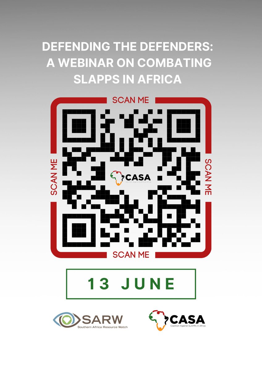 The_SARWatch's tweet photo. Don't miss out on our "Defending the Defenders" webinar tomorrow. Scan the QR code or click the link to register now &amp; secure your spot https://t.co/Nx542JRj3v https://t.co/JLK8Og020s