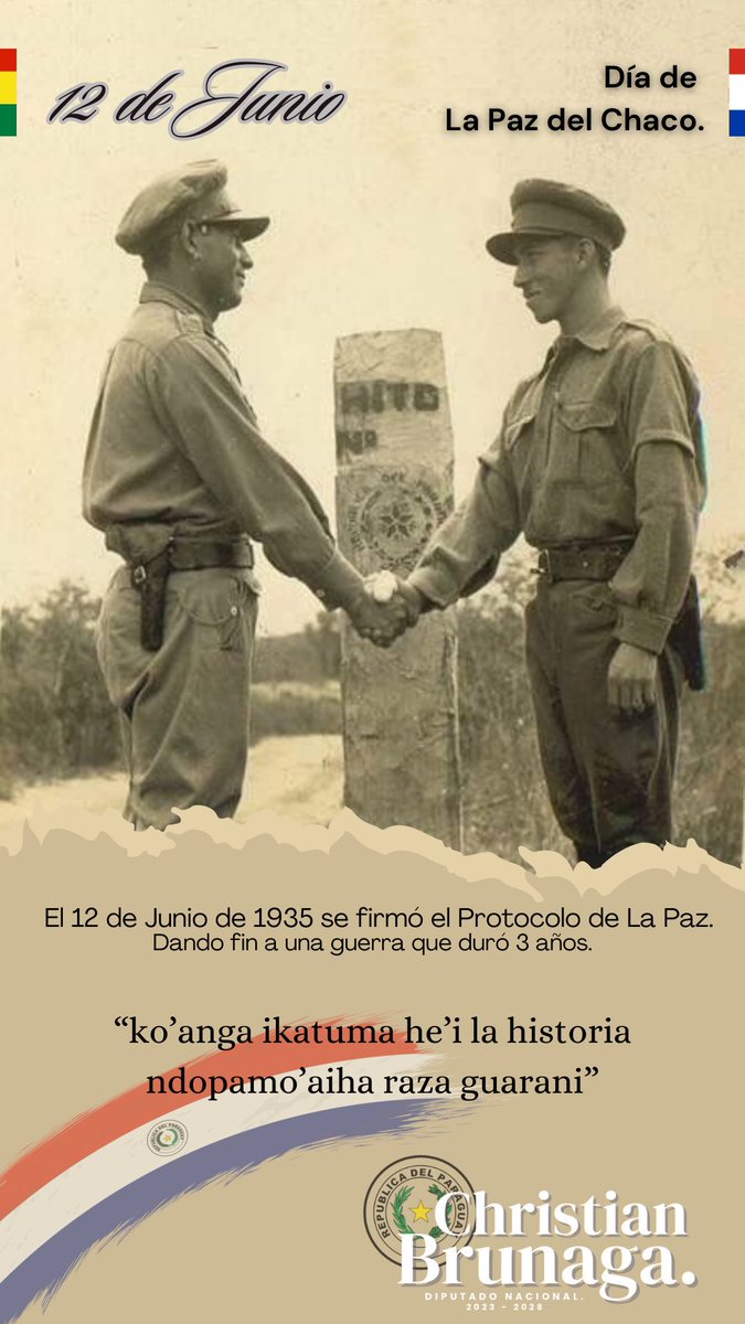 No es suficiente ganar la guerra, es más importante organizar la paz.
 🇵🇾🇧🇴
