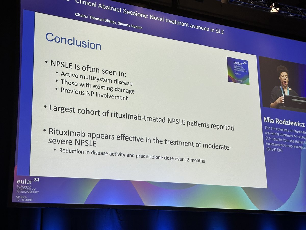 Annals of the Rheumatic Diseases (@eular_ard) on Twitter photo Efficacy of rituximab in neuropsychiatric #SLE : data from the BILAG biological register.
#EULAR2024
MS Efficacy of rituximab in neuropsychiatric #SLE : data from the BILAG biological register.
#EULAR2024
MS