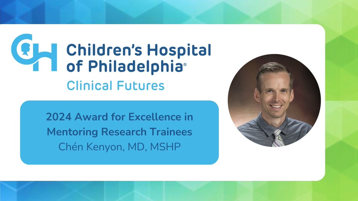 Clinical Futures @ CHOP tweet media