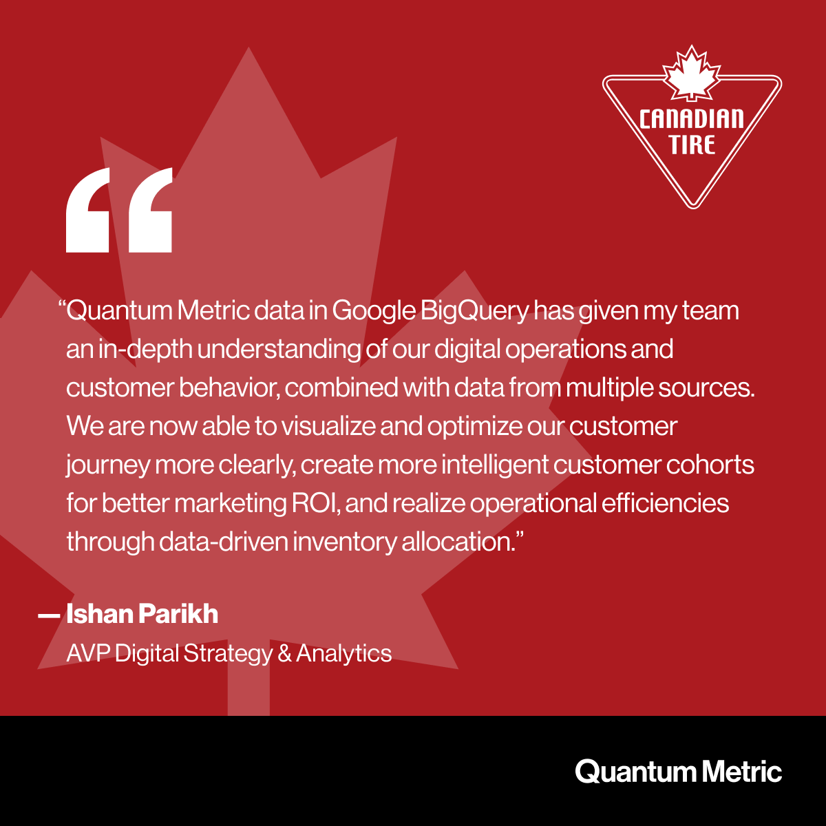 quantummetric's tweet photo. 🚀 What if you could boost your digital sales by 20% and reduce customer support calls by 15%? 📊

🔍 Discover how Canadian Tire Bank achieved these impressive results and enhanced customer satisfaction by 10% with Quantum Metric. 
https://t.co/xGnhVqih2q https://t.co/qPR0AAlWkT