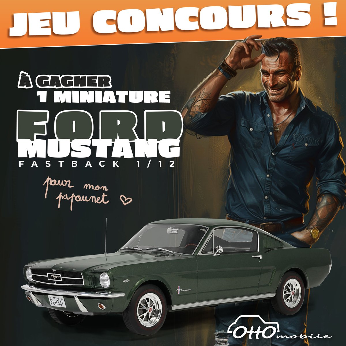 ottomodels's tweet photo. 🎁CONCOURS ! 🎁

Tentez de gagner une miniature de la Mustang au 1/12e ! 😱

👍Likez ce post et la page @ottomodels 
🤝Partagez !
👉Taguez vos amis (et votre père 😁) 

TAS le 17/06 ! https://t.co/d26oUajkyJ