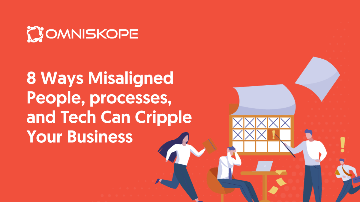 Omniskope's tweet photo. It all seems manageable until your people, processes, and technology start to misalign as the company grows. This disharmony needs to be taken seriously, as it can hamper your growth. Head over to our latest blog to learn more: https://t.co/u1DTm6koAO
#Omniskope #businessgrowth https://t.co/Q4RDhUchX1