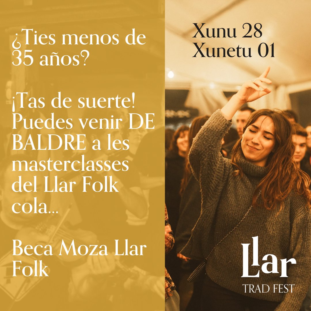 🤝 En Llar apostamos y trabayamos a comuña. L’eventu naz precisamente de la collaboración ente profesores, profesionales y voluntariáu que quieren construyir una realidá nueva pa la música asturiana y facer posible que’l festival seya tuyu tamién.