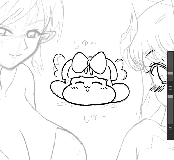 元気がない時はしゅんしゅんから描き始めるといい 