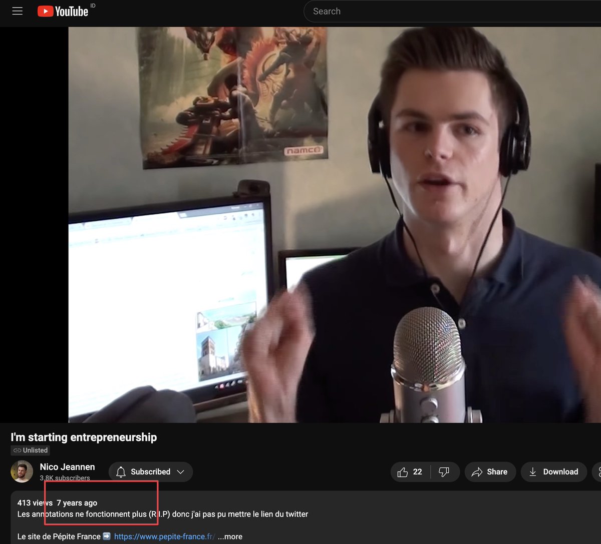 marclou's tweet photo. "Invalid traffic"

Dear @YouTube &amp; @AdSense

Your creator @nico_jeannen got demonetized after your algorithm made his last video go viral.

Can a real person review his account thoroughly?

Content creation is our life. Show us you care. https://t.co/2HCd1I27TU