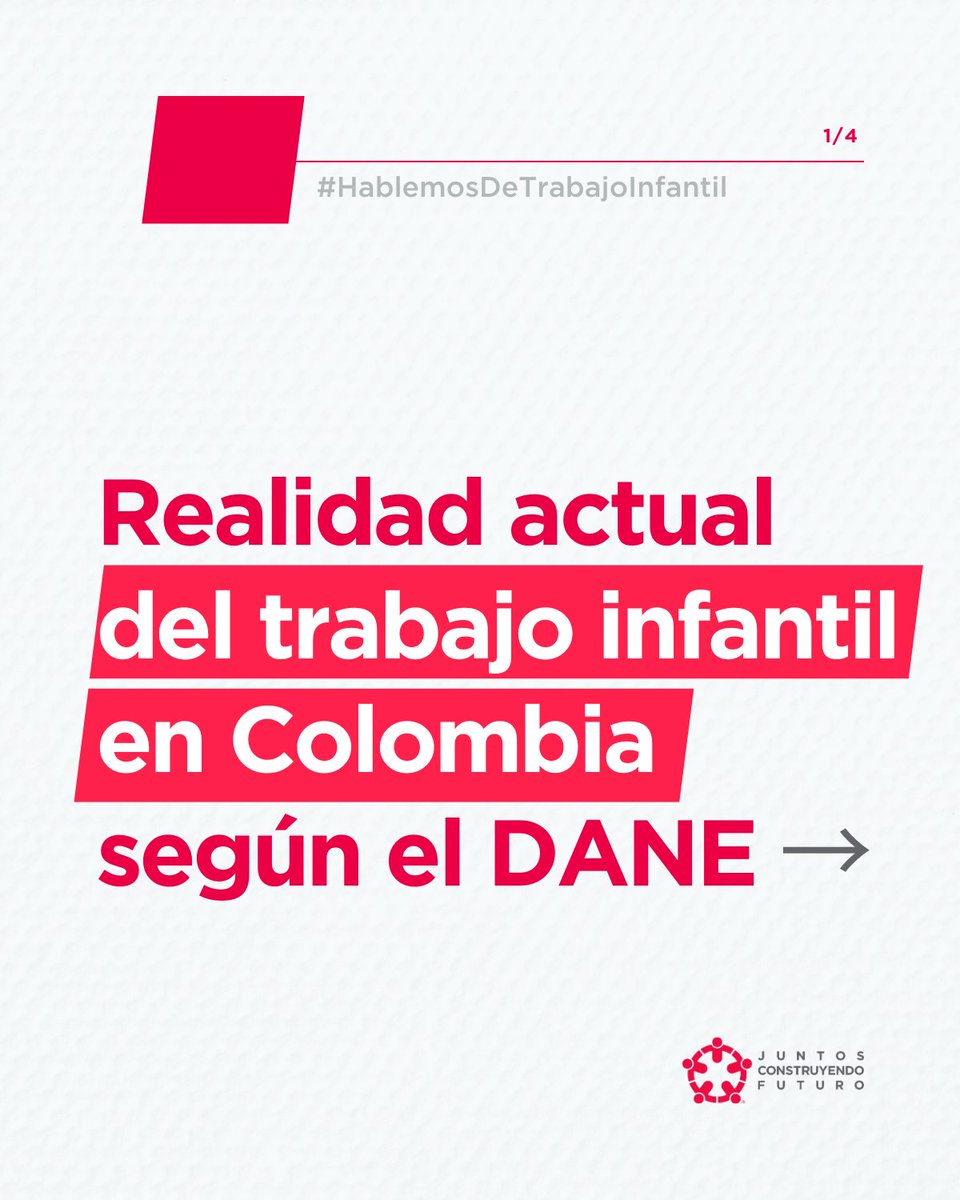 CJCForg's tweet photo. En el Día Mundial contra el Trabajo Infantil, reafirmamos nuestro compromiso de proteger los derechos de los niños y las niñas. Descubre las cifras recientes del trabajo infantil en Colombia. 🌟👶📚 #TrabajoInfantil #NoAlTrabajoInfantil #ValemosJuntos https://t.co/DzCxOvptyz