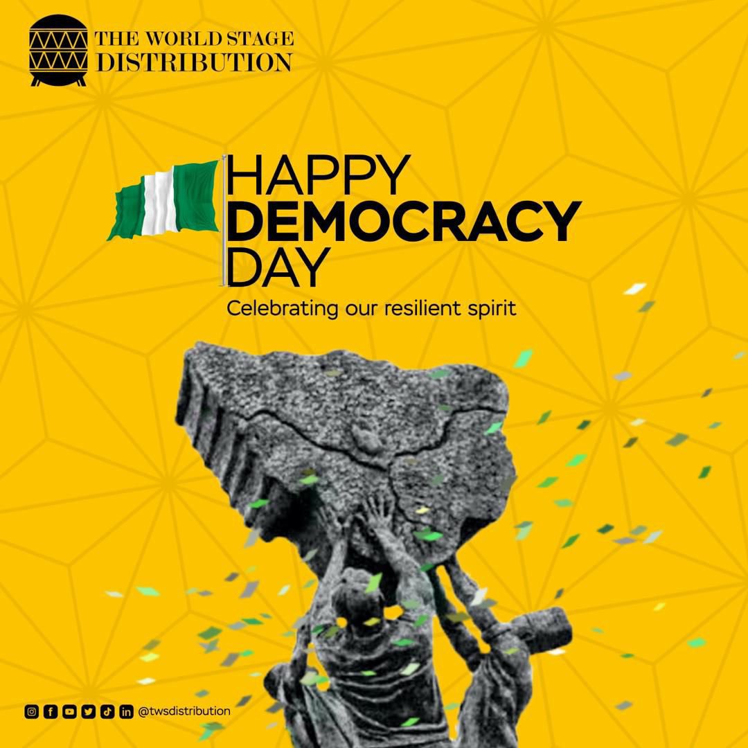 twsdistribution's tweet photo. The strength of a nation lies in the minds of its people. Let us come together to make our nation great again. 
Happy Democracy Day 🇳🇬🇳🇬🇳🇬

happydemocracyday #twsd #nigeriademocracyday2024 https://t.co/Dxk7HPVnGV