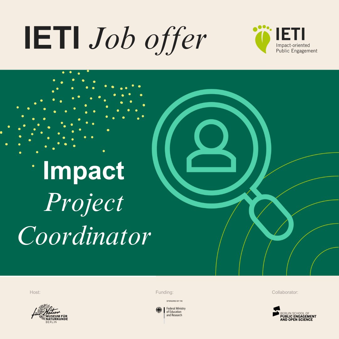 faustino_ai's tweet photo. 🚀 #Job! Join Our @IETI_MfN Team 🌟 We're looking for a full-time Impact Project Coordinator! 📧 Apply now! Job ad with more details can be found here 👉 https://t.co/ojYssiZaWK 📅 Deadline: 07.07.24 https://t.co/MItBxMRLAQ