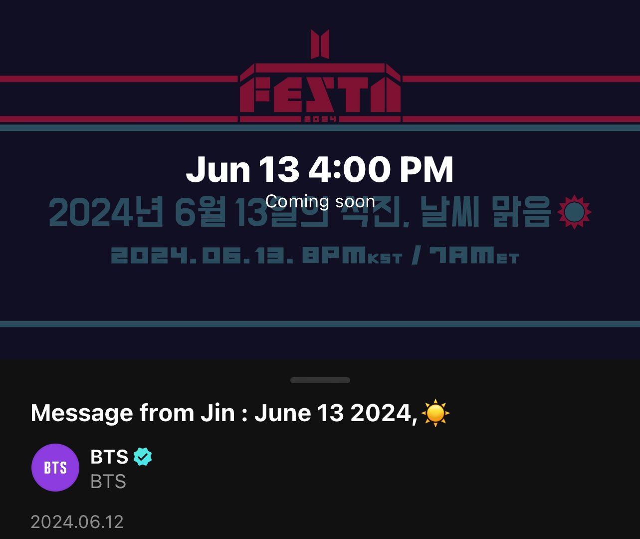 BTS Updates, News & Charts ⁷ on X: 