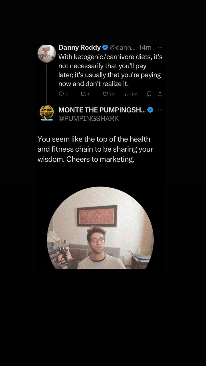 PUMPINGSHARK's tweet photo. Look at me.
I market and I know things.
Iβm the health guru okay.
#memes #gymmemes #fitnessmemes #meme #carnivorediet #ketodiet #healthmeme #gym #fitness #gymmeme #ketomeme #ketomemes #carnivorememe #carnivorememes https://t.co/lm7Rv2a6Sx