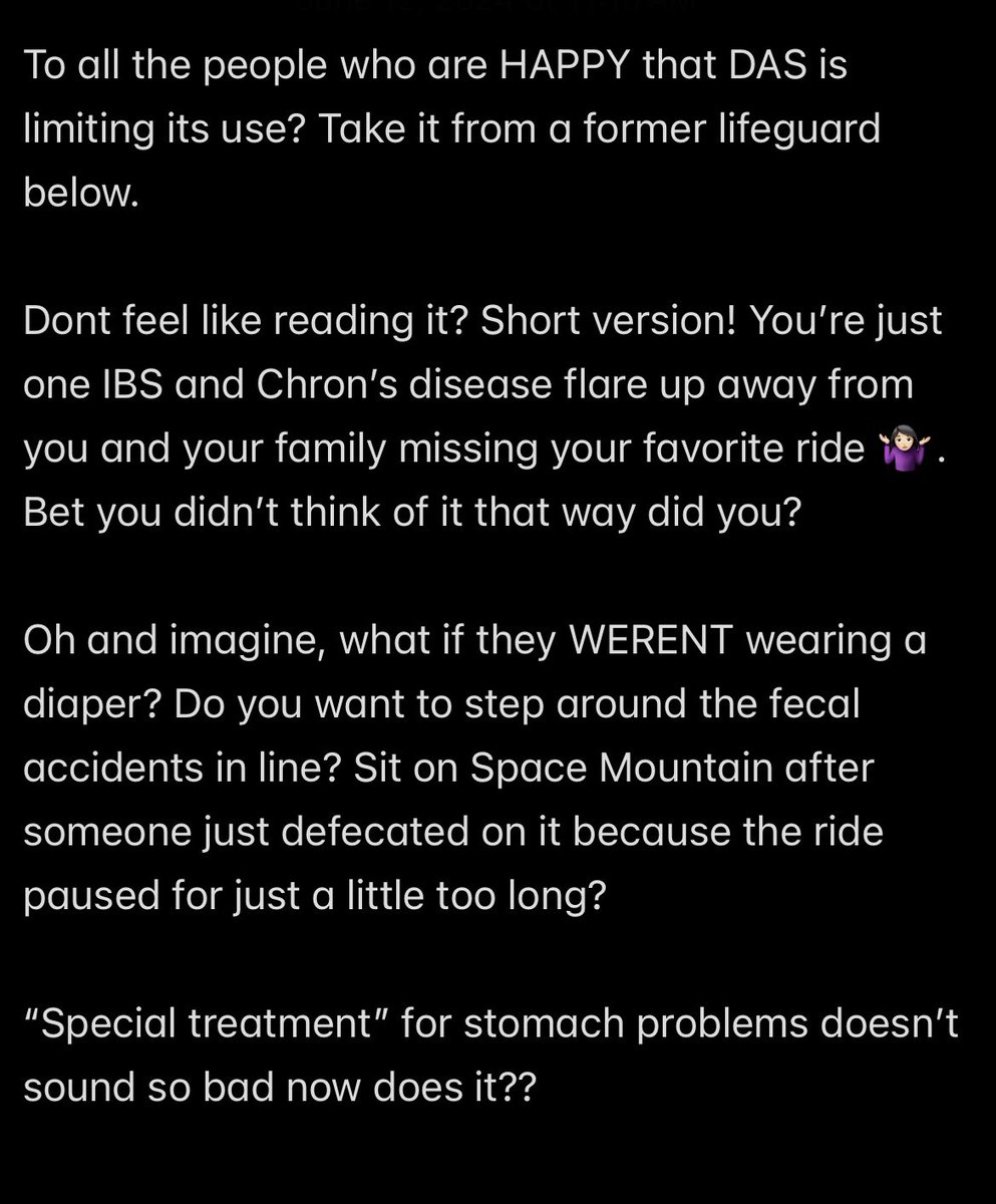 DASDisney's tweet photo. GOOD POINT!!! https://t.co/k4WnGRZQMy