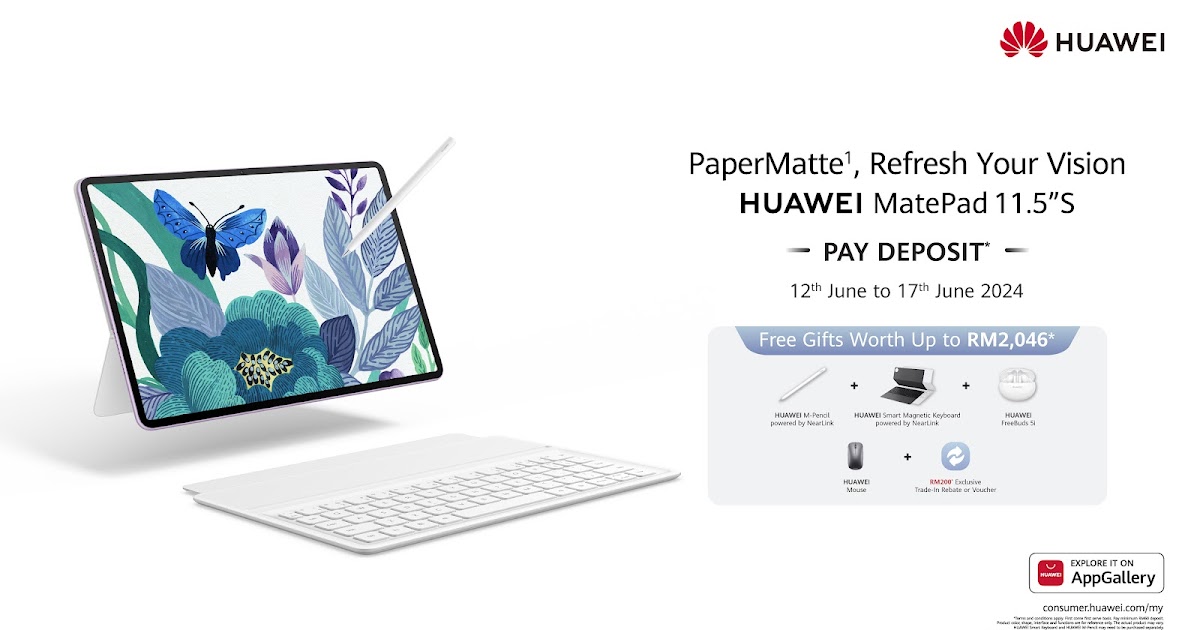 Unleashing Creativity And Power With The New Huawei Matepad 11.5”S Papermatte Edition And Huawei Matebook 14 dlvr.it/T8B7Zz