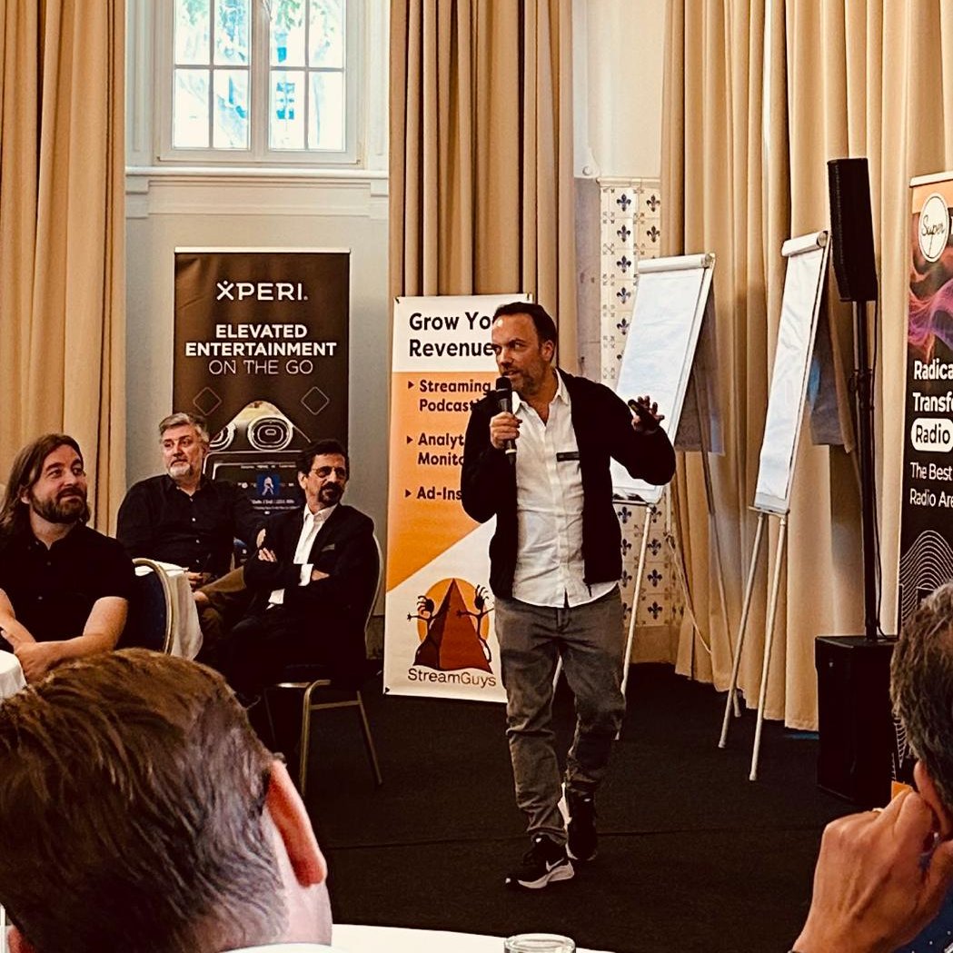 RedTech_News's tweet photo. Day 1 of the #RedTechSummit continues with XperiOfficial's Joe D’Angelo, while @ChristianSchalt from @RTL_com Germany follows up with a discussion on AI-driven software tools supporting content creation and @tapassen1 explains how AI is already being used in India #Radio #audio https://t.co/tamXBNVR0O