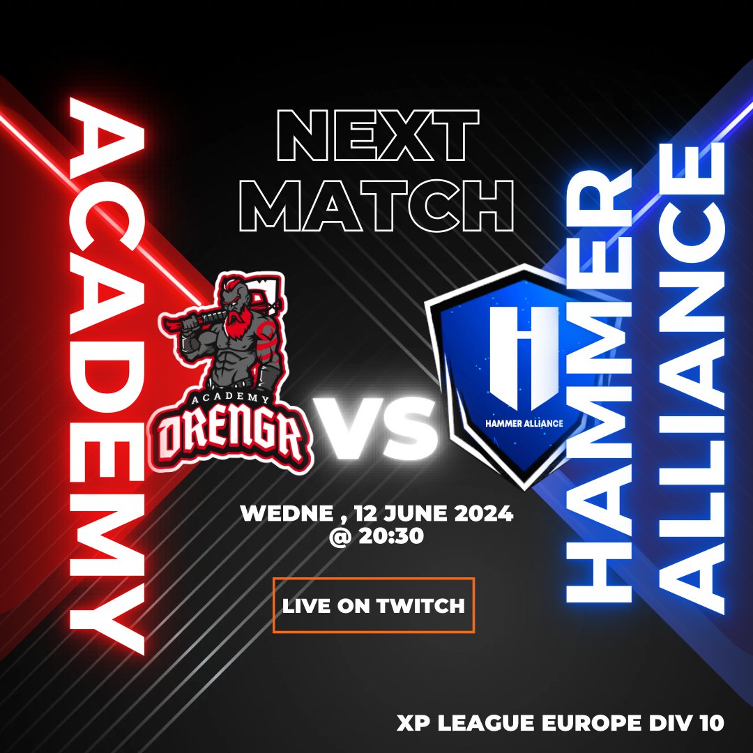Drengr Esports (@drengr_esports) on Twitter photo Match tonight 8:30PM 🔫 📷
Drengr Academy vs Hammer Alliance
Let’s show some support
Roster 4 Academy
<a href="/DanielLee150294/">Daniel lee</a>
<a href="/Ty__COD/">Ty</a>
<a href="/MyInsaniity/">MyInsaniity</a>
<a href="/BigKNine_/">KNine</a>
#DES #DrengrEsports #XP_Europe Match tonight 8PM 🔫 📷 Match tonight 8:30PM 🔫 📷
Drengr Academy vs Hammer Alliance
Let’s show some support
Roster 4 Academy
<a href="/DanielLee150294/">Daniel lee</a>
<a href="/Ty__COD/">Ty</a>
<a href="/MyInsaniity/">MyInsaniity</a>
<a href="/BigKNine_/">KNine</a>
#DES #DrengrEsports #XP_Europe Match tonight 8PM 🔫 📷