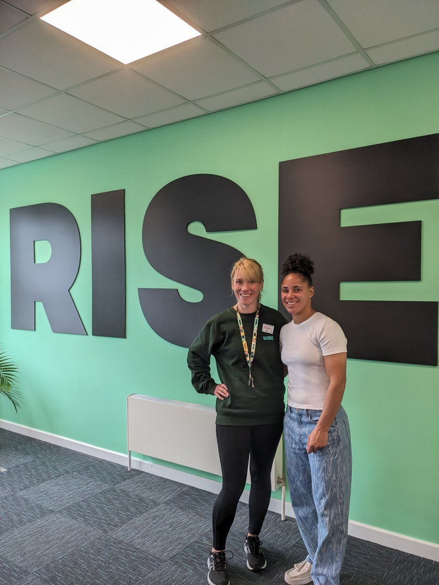 RiseCharityNE's tweet image. It's not every day you get a @Lionesses legend dropping by for a cuppa.... 

It's lovely to work with @DemiStokes as she visits schools across the region as part of #PathToParis celebrations - what an inspiration!

@Sport_England