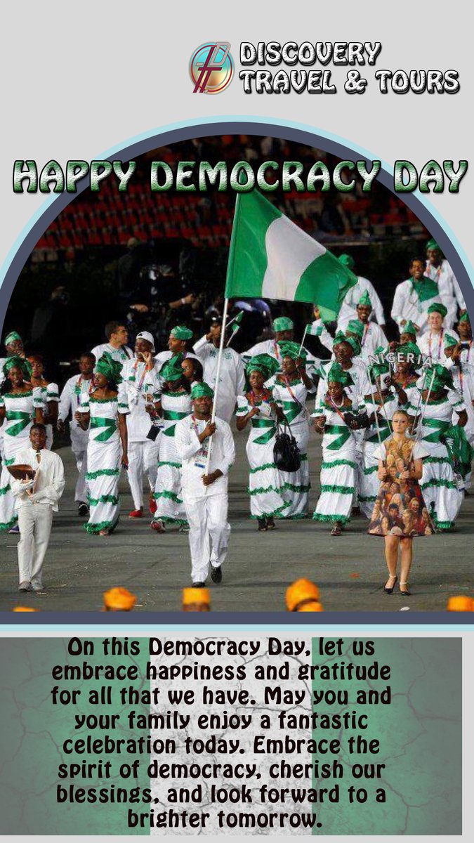 Happy Democracy Nigeria.

#democracyday #nigeria #discoverytravel #travelagency