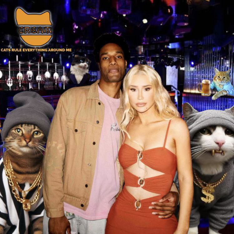 CREAMonBASE's tweet photo. ANSEM &amp; IGGY CAME THROUGH LAST NIGHT FOR THE $CREAM PARTY

$KEYCAT $FLOPPA $PICA $SACA $TOSHI https://t.co/u3t9b0KhRn