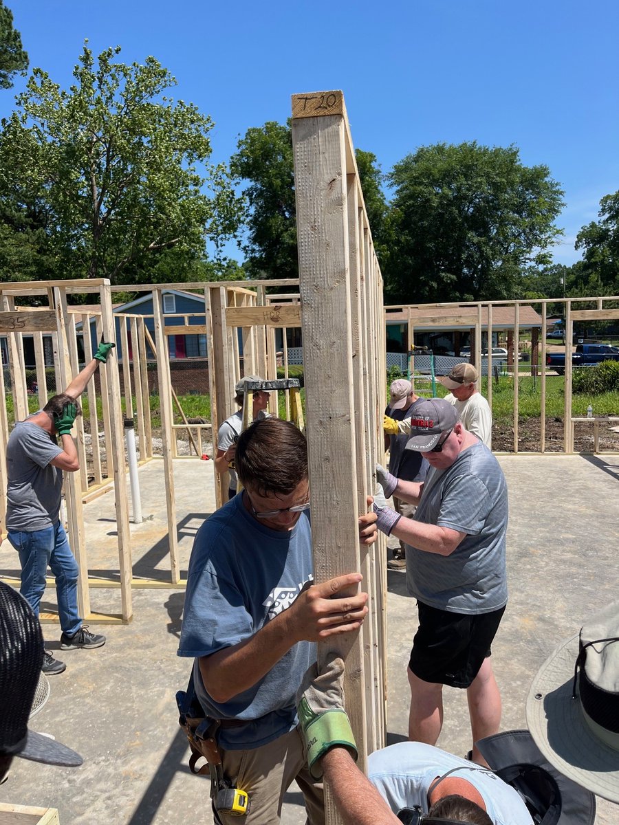 Madisonmcms's tweet photo. Exciting times at MMC! We're proud to be part of Habitat for Humanity's "Faith Build" this June and July. Check out these snapshots of our team in action as we help build a new home for a deserving family. #HabitatForHumanity #FaithBuild #Community #GivingBack https://t.co/zQ13KoOBEr