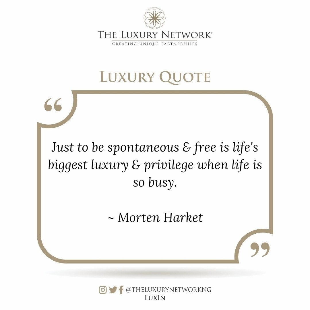 TLN_Nigeria's tweet photo. Experience the world around you. There is so much happening around us and it is a privilege to be able to pause and take it all in, even if just for a moment.

#TheLuxuryNetwork #TheLuxuryNetworkNigeria #TLN #LuxuryLifestyle #LuxuryQuotes https://t.co/E5UXB33xO0
