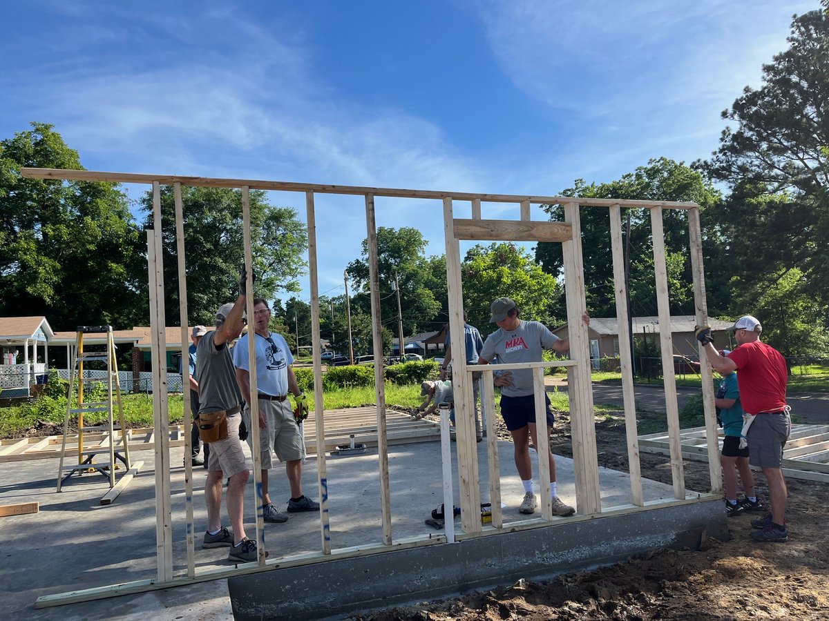 Madisonmcms's tweet photo. Exciting times at MMC! We're proud to be part of Habitat for Humanity's "Faith Build" this June and July. Check out these snapshots of our team in action as we help build a new home for a deserving family. #HabitatForHumanity #FaithBuild #Community #GivingBack https://t.co/zQ13KoOBEr