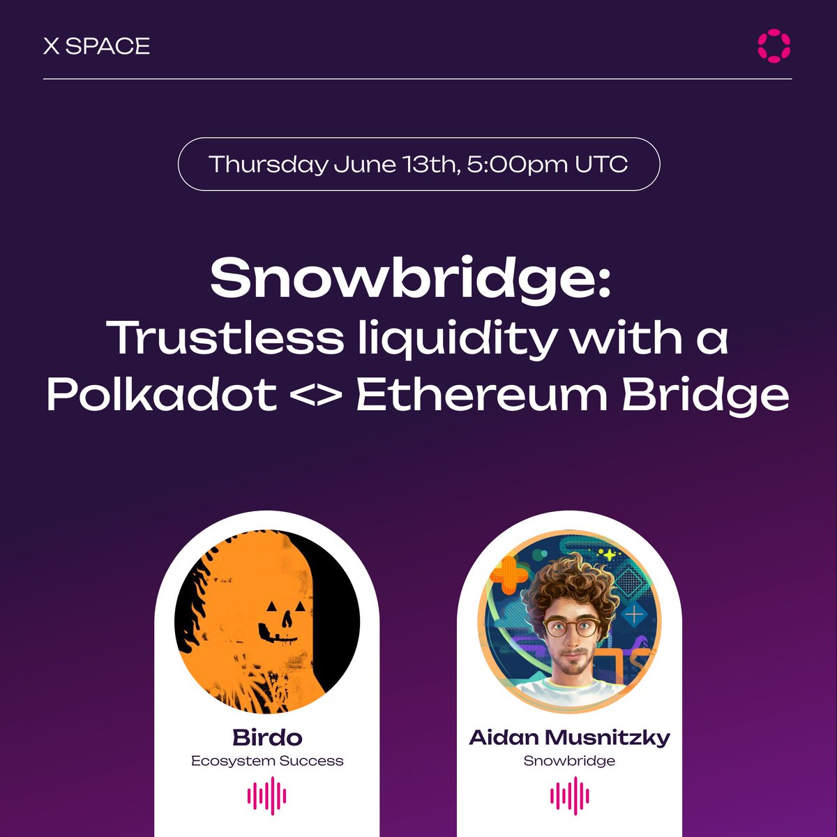 Polkadot's tweet photo. 👎 Traditional bridges trust third-party signatures for moving assets, compromising security.

👍 Snowbridge is trustless, relying on first-party Polkadot &amp; Ethereum validators.

Everything you need to know about the upcoming Polkadot <> Ethereum bridge w/ @musnit &amp; @itsbirdo_ https://t.co/iDRo6Xe6qd