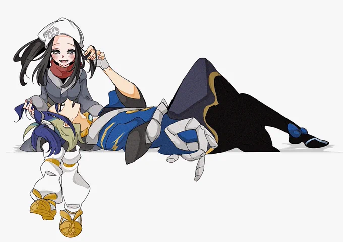 「さらさらだな」「ふわふわですね」 