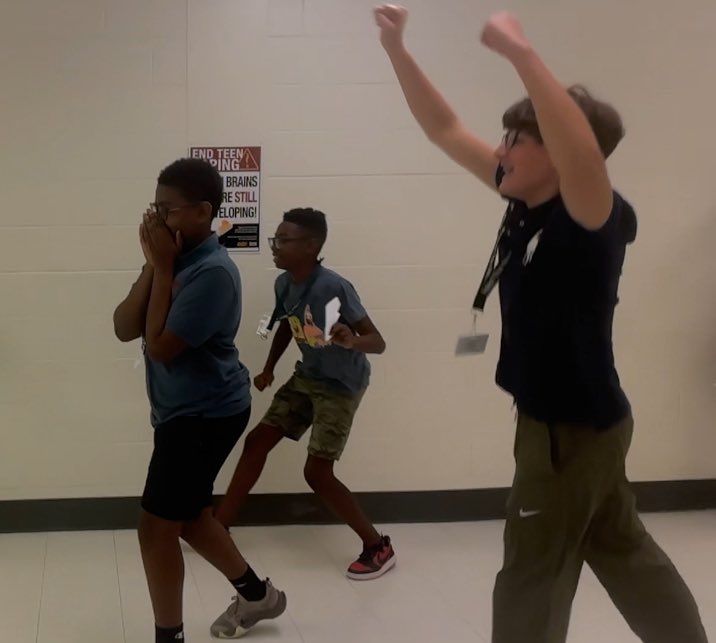 Day 3 of Summer Math Academy: Having a blast with Pre-Algebra practice and paper airplane competitions! <a href="/kmandrav/">Kristi</a> <a href="/DRizzattiPBCSD/">Dominick Rizzatti</a> <a href="/MathSdpbc/">SDPBC Math Dept</a> <a href="/HonsingerMath/">Susan Honsinger</a>