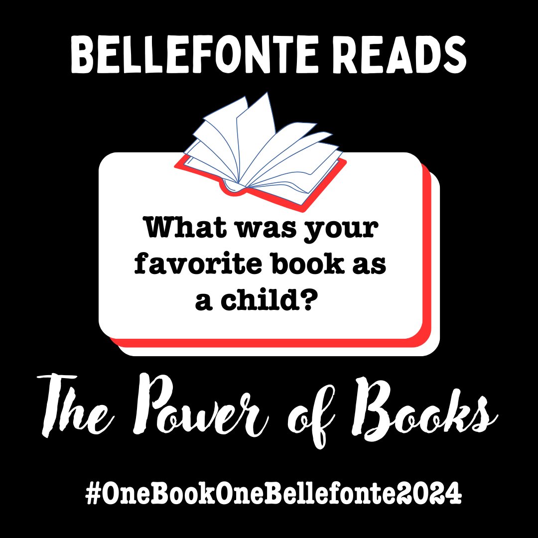 Hey, Bellefonte READers! We had an incredible time connecting with you last year via the prompts related to our 2023 theme, and we’re thrilled to revive the conversation this year! Here’s prompt #1 for this year’s theme, “The Power of Books”: #OneBookOneBellefonte2024