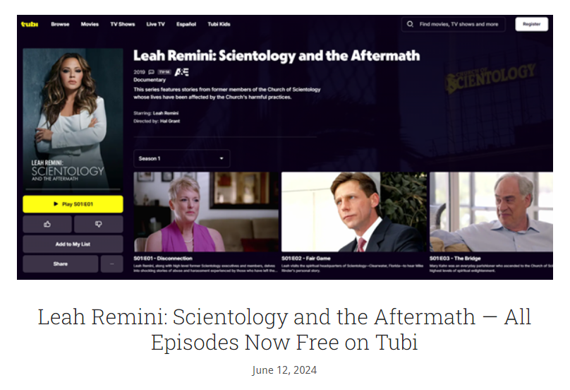 Mike Rinder tweet media