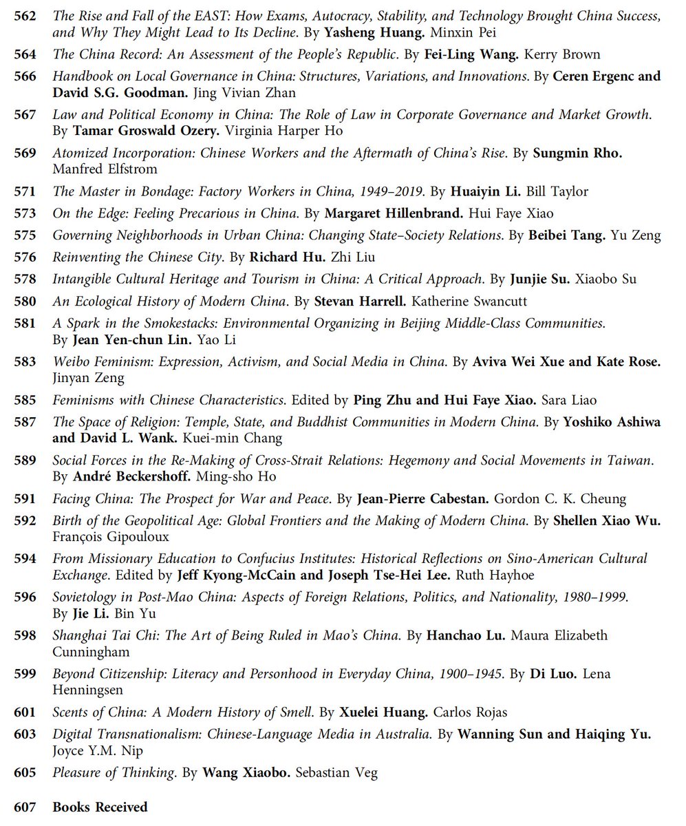 The China Quarterly tweet media