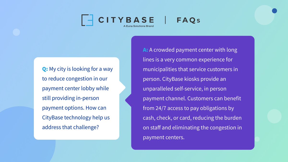 💡CityBase FAQ 💡

Learn more about how kiosks provide a modern in person payment solution: thecitybase.com/blog/kiosks-pr…
