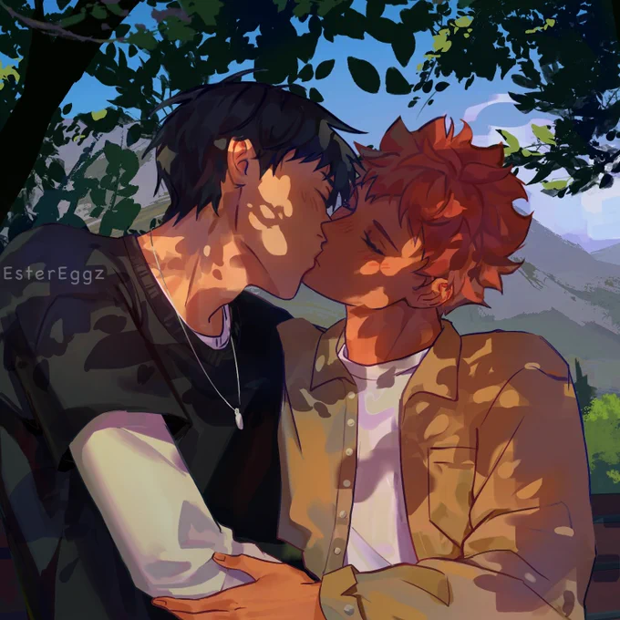 #kagehina soft moments <3
