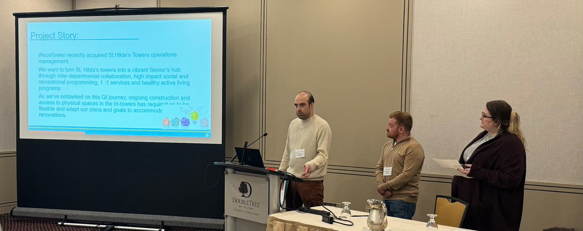 EQIP_ON's tweet photo. Wood green St. Hilda’s is presenting their innovative strategies aimed at increasing social and recreational programming for their residents @WoodGreenDotOrg @CMHAOntario @AMHOnt https://t.co/n41eluCzvp
