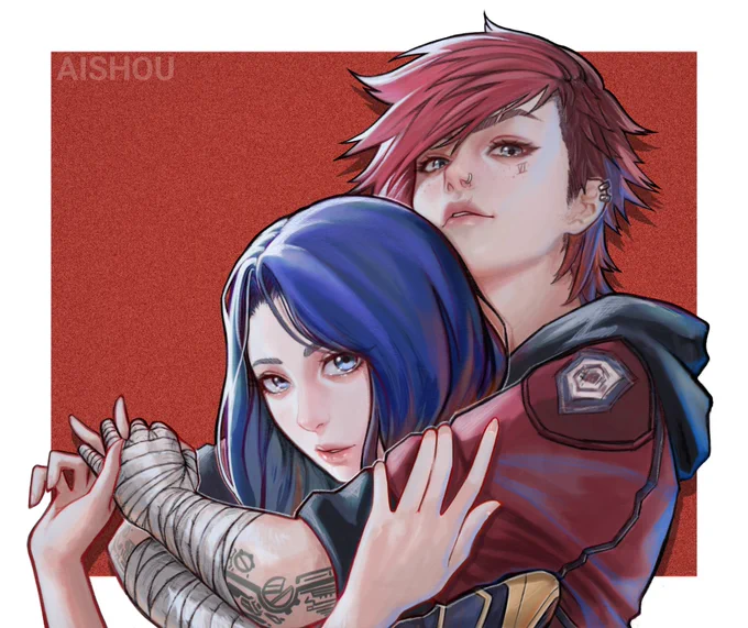 -Vi &amp; Caitlyn- 「LEAGUE OF LEGENDS : ARCANE」 #ARCANE #Vi #Caitlyn #LeagueOfLegends #Caitvi