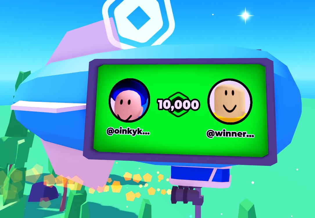 10,000 Robux Giveaway! 🎉

⭐Requirements:

1. Follow "oinkyk" on Roblox! (Click "•••" then "Follow") 👥
LINK: roblox.com/users/12484434…
2. Like &amp; Retweet this tweet! 🔁
3. Reply with proof! 📸

⏳ Giveaway ends June 19th, 2024! #Roblox #Giveaway #RobuxGiveaway #RobuxGiveaways