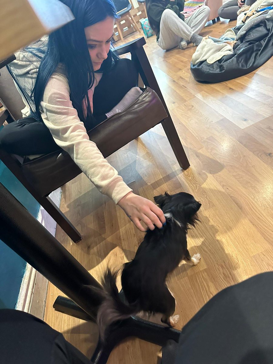 We take birthdays seriously at Howard House School! A favourite treat is visiting the Dog Cafe! Happy birthday!