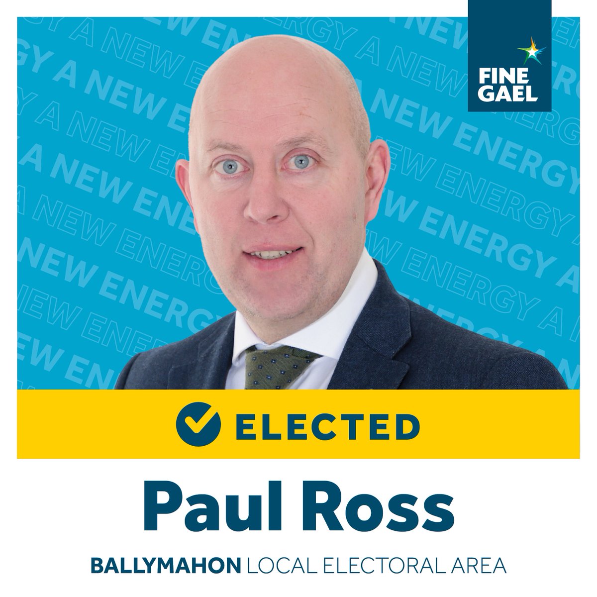 🗳️ELECTED: Congratulations to <a href="/PaulRoss01/">Paul Ross</a> on being elected to Longford County Council. #LE24