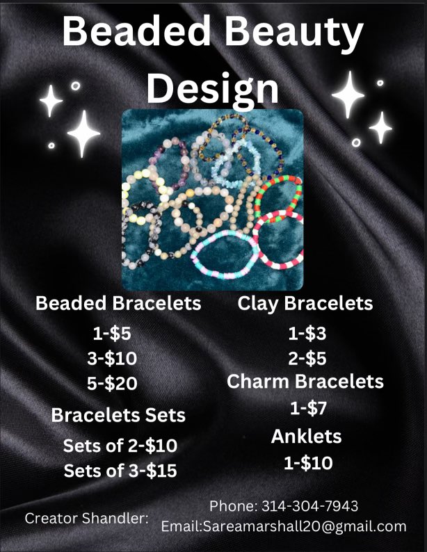 michelleboyher's tweet photo. Support my friend @Shandler2026 and her small business! She made these cute bracelets for me ✨💖 So proud of this young entrepreneur! https://t.co/ftRynTWFTQ